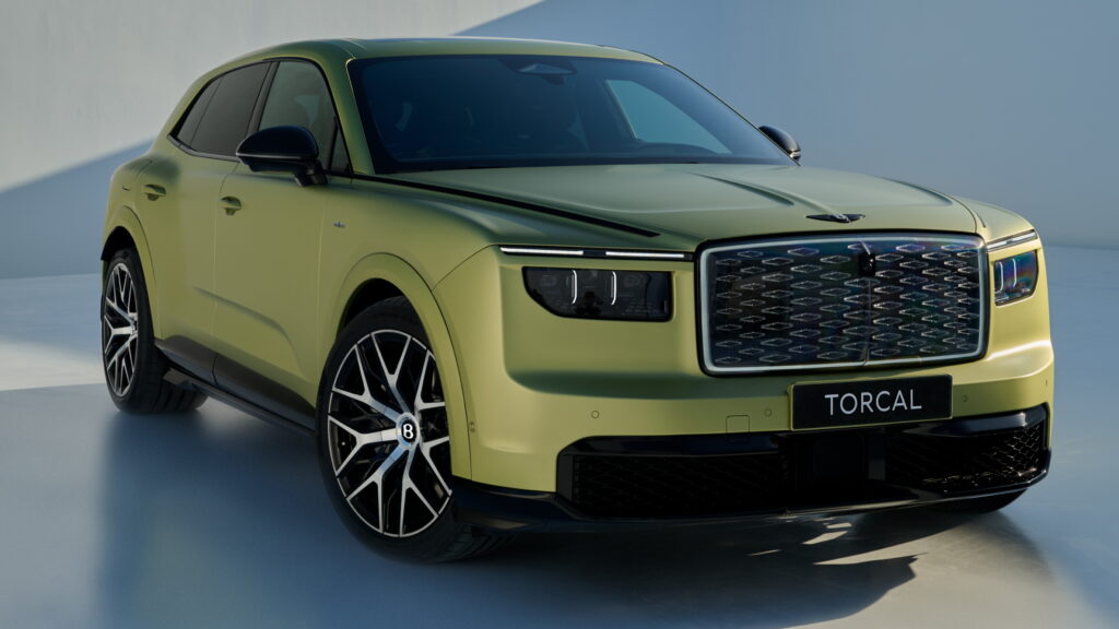 Bentley Torcal, the brand's first fully electric SUV and fourth model line (Photo credit: Bentley)