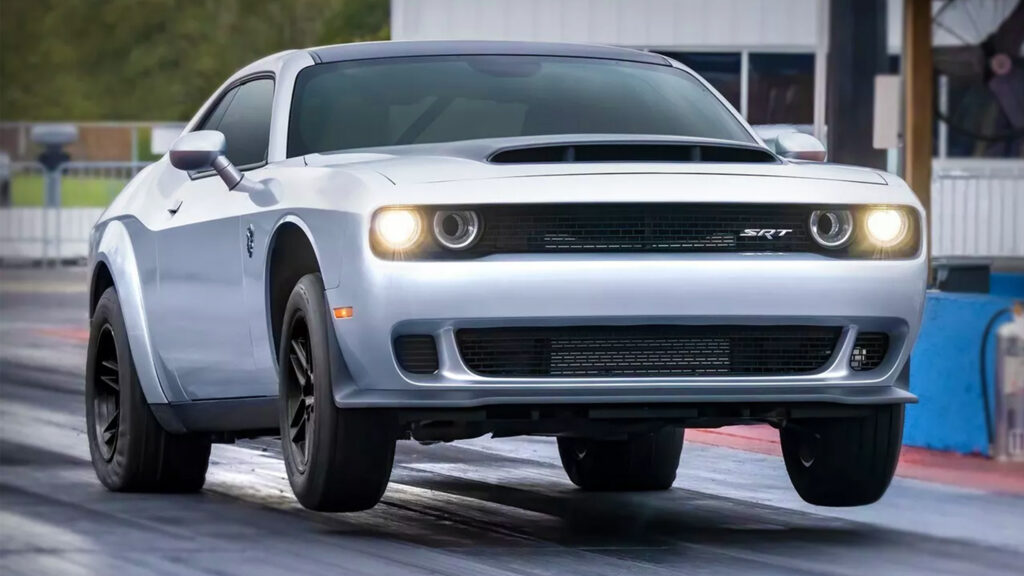 Dodge Challenger SRT Demon 170 muscle car affected by crankshaft damper issue (Photo credit: Dodge)